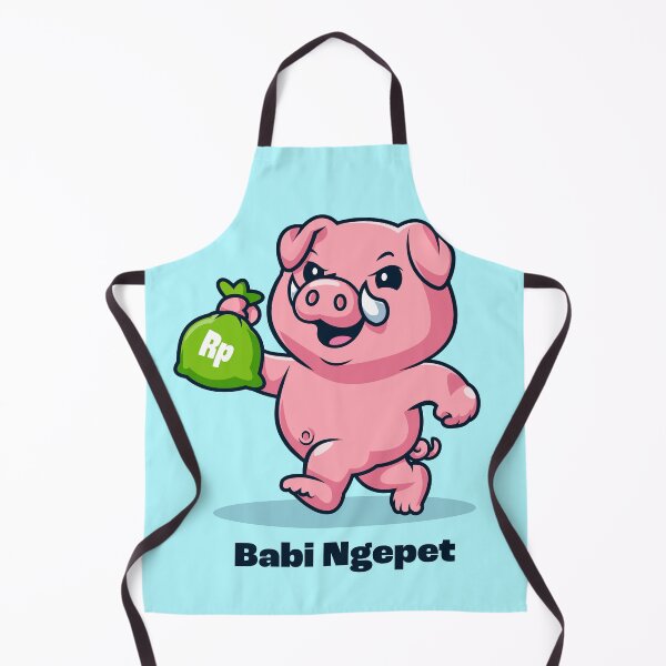 Item preview, Prosperous Babi Ngepet: Cute Indonesian Ghost Cartoon Vector Icon designed and sold by hjian8219.