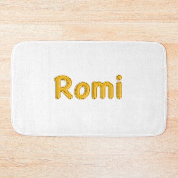 Item preview, Golden Balloon Romi Name Label  designed and sold by NormadWorld.