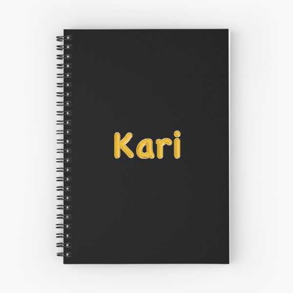 Item preview, Golden Balloon Kari Name Label (Black) designed and sold by NormadWorld.