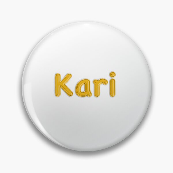 Item preview, Golden Balloon Kari Name Label designed and sold by NormadWorld.