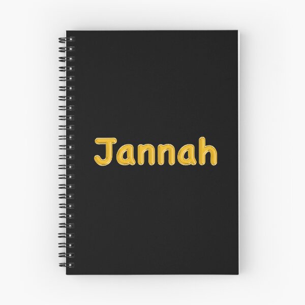 Item preview, Golden Balloon Jannah Name Label (Black) designed and sold by NormadWorld.