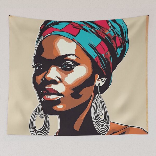 Item preview, Zene Pop Art Portrait designed and sold by Yzakreativ.