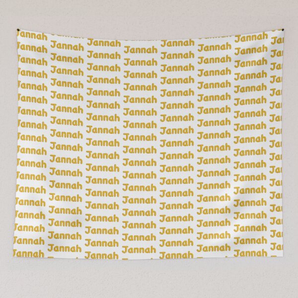 Item preview, Golden Balloon Jannah Name Label designed and sold by NormadWorld.