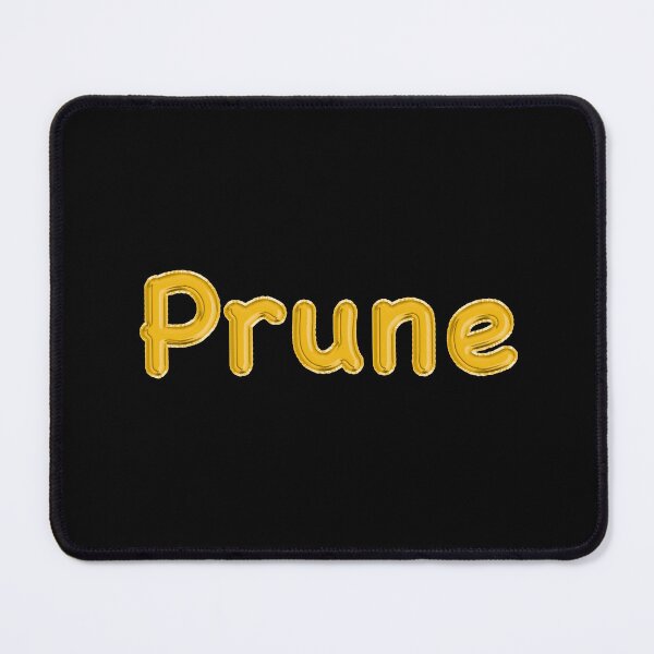 Item preview, Golden Balloon Prune Name Label (Black) designed and sold by NormadWorld.