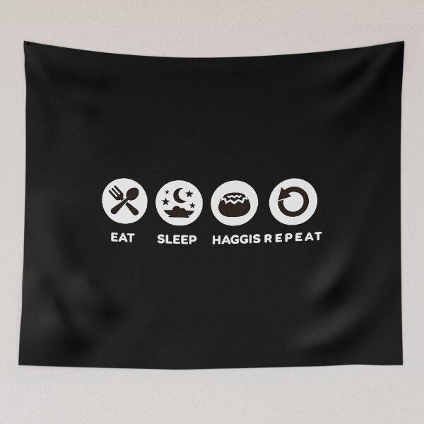 Item preview, Eat Sleep Haggis Repeat - Scottish Foodie Design Scottish Haggis  designed and sold by MAPDDesigns.