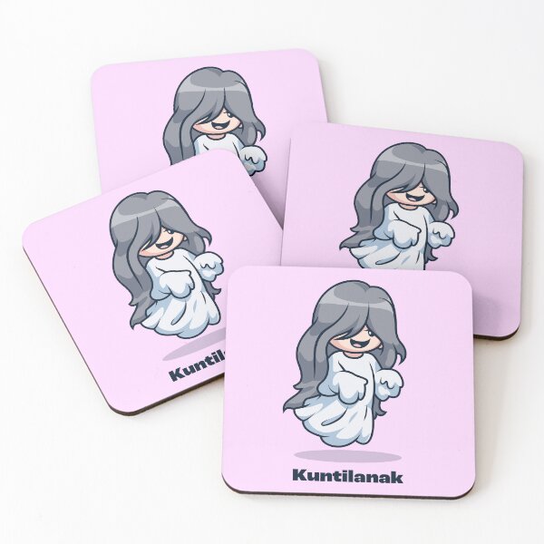 Item preview, Enchanting Kuntilanak: Cute Indonesian Ghost Cartoon Vector Icon designed and sold by hjian8219.