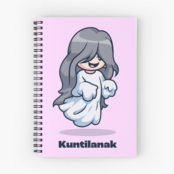 Item preview, Enchanting Kuntilanak: Cute Indonesian Ghost Cartoon Vector Icon designed and sold by hjian8219.