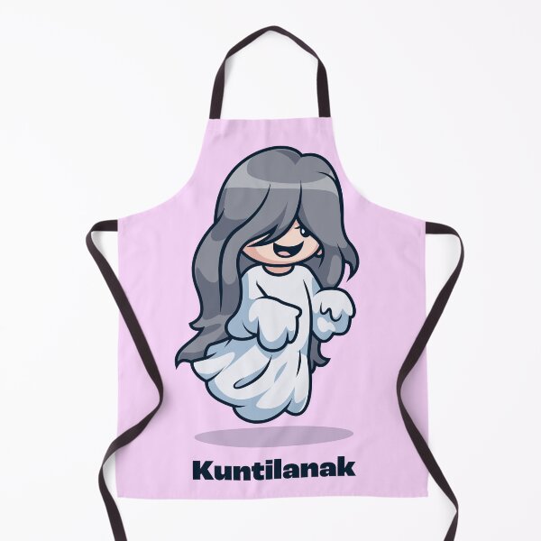Item preview, Enchanting Kuntilanak: Cute Indonesian Ghost Cartoon Vector Icon designed and sold by hjian8219.