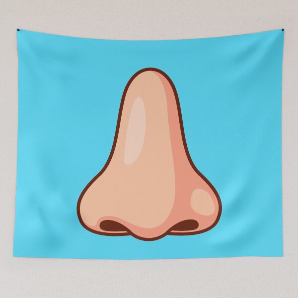 Item preview, Learn Anatomy with Fun: Human Nose Cartoon Vector Icon designed and sold by hjian8219.