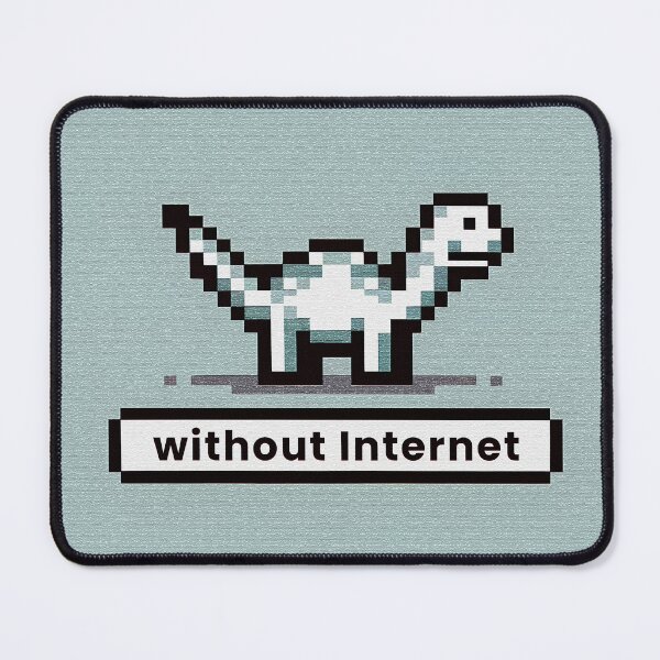 Item preview, Retro Pixel Dinosaur Offline Challenge designed and sold by inkArtistryfine.