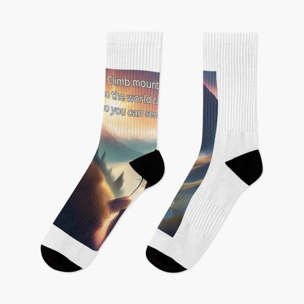 Item preview, Hiking mountains to see the world designed and sold by Sheggie-2-Art.