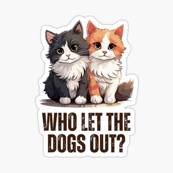 Aperçu de l'œuvre Les chatons demandent : qui a laissé sortir les chiens ? créée et vendue par Vicky021.