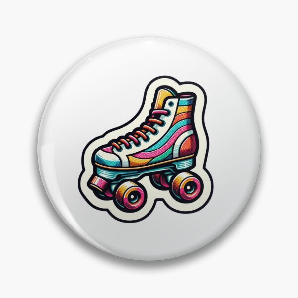 Item preview, Cute Roller Skates Vibrant Retro Vintage designed and sold by PremiumDesignz.