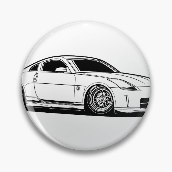 Item preview, Nissan 350Z Line Art Style designed and sold by vektoranda.