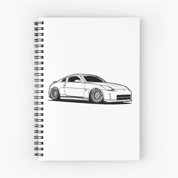 Item preview, Nissan 350Z Line Art Style designed and sold by vektoranda.