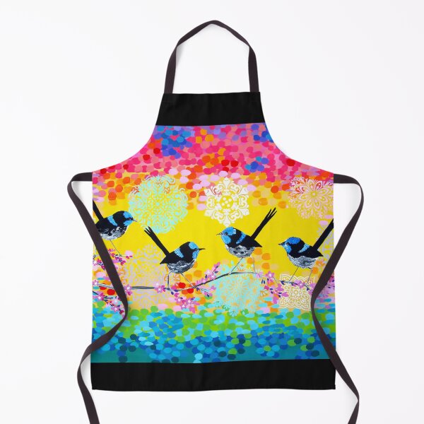 Item preview, Birds and Flowers with Abstract Colours designed and sold by cathyjacobs.