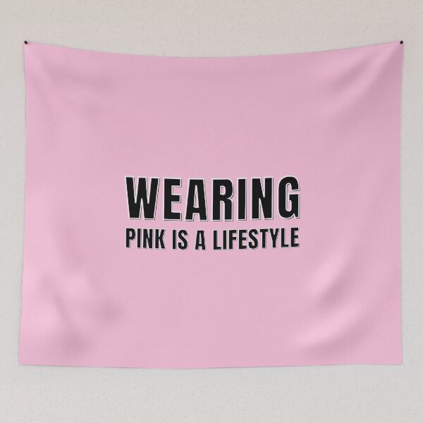 Item preview, wearing pink is a lifestyle designed and sold by TrendMosaic.