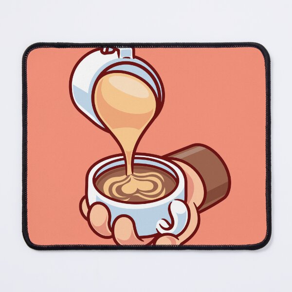 Item preview, "Coffee Love in Hand: Cartoon Vector Icon designed and sold by hjian8219.