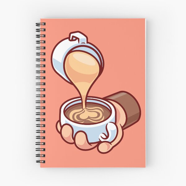 Item preview, "Coffee Love in Hand: Cartoon Vector Icon designed and sold by hjian8219.