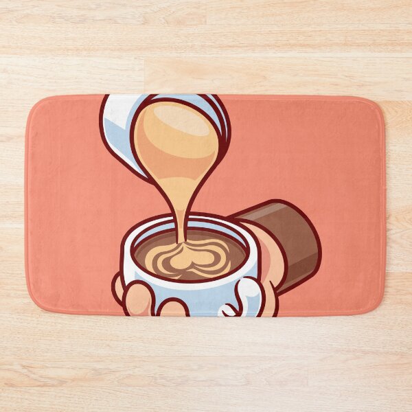 Item preview, "Coffee Love in Hand: Cartoon Vector Icon designed and sold by hjian8219.