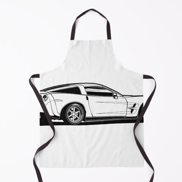Item preview, Chevrolet Corvette (C6) Line Art Style designed and sold by vektoranda.