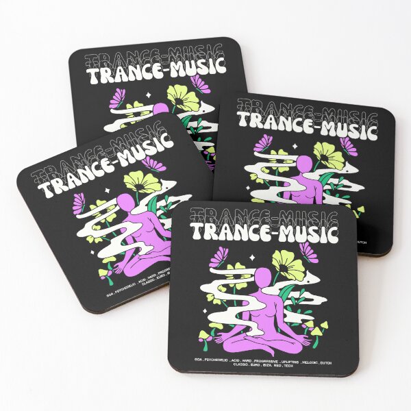 Item preview, TRANCE  - Music Meditation  (violet/lime)  designed and sold by Discothreadz.