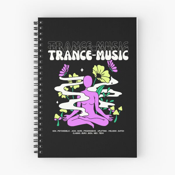 Item preview, TRANCE  - Music Meditation  (violet/lime)  designed and sold by Discothreadz.