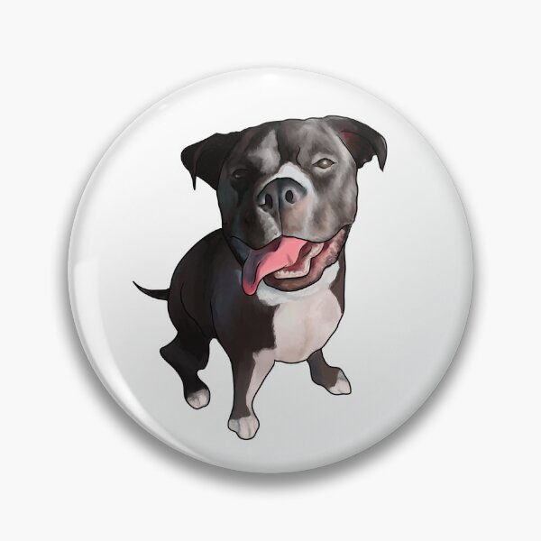 Item preview, Black and White Pittie designed and sold by StephanieHenry.