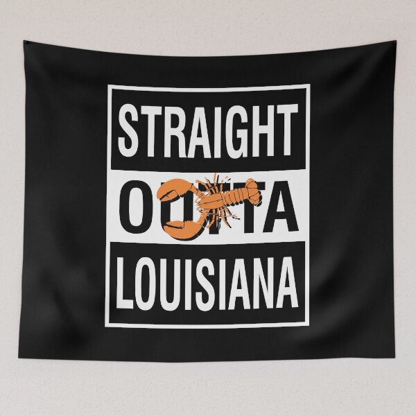 Item preview, Straight Outta Louisiana Shirt designed and sold by CreativeStrike.