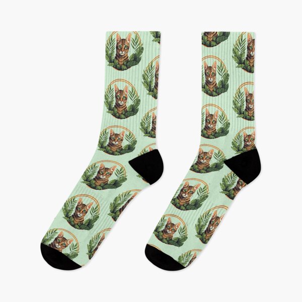 Item preview, Beautiful, colorful bengal cat with tree theme  designed and sold by Okracha.