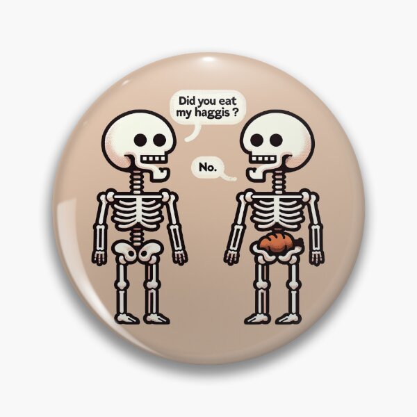 Item preview, Haggis Heist Skeleton Shirt - Scottish Foodie Design Scottish Haggis  designed and sold by MAPDDesigns.