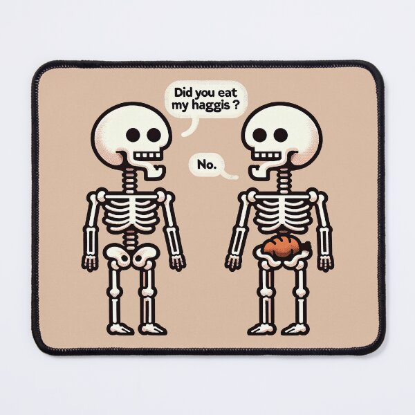 Item preview, Haggis Heist Skeleton Shirt - Scottish Foodie Design Scottish Haggis designed and sold by MAPDDesigns.