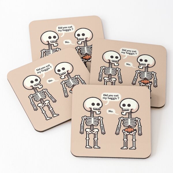 Item preview, Haggis Heist Skeleton Shirt - Scottish Foodie Design Scottish Haggis  designed and sold by MAPDDesigns.
