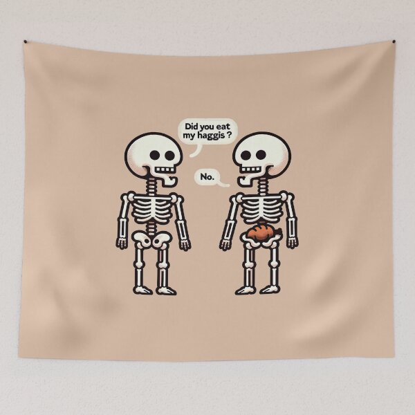 Item preview, Haggis Heist Skeleton Shirt - Scottish Foodie Design Scottish Haggis  designed and sold by MAPDDesigns.