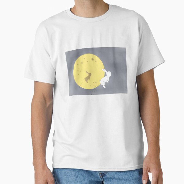 A Rabbit Jumps To The Moon Classic T-Shirt