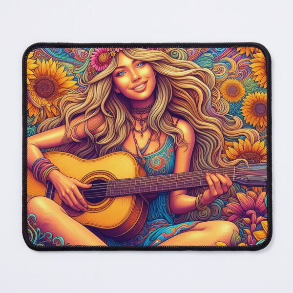 Item preview, Hippie Goddess of Sunflower Power designed and sold by The Drewbs at Skipton Studioz.