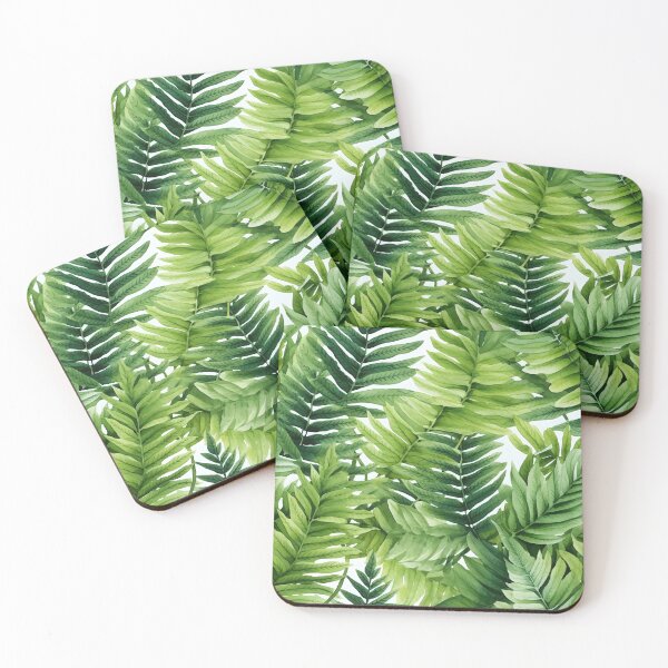 Item preview, Fern leaves is watercolor style designed and sold by Sp3ctrumOfColor.