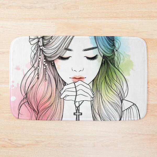 Item preview, Praying girl. designed and sold by growing-mom.