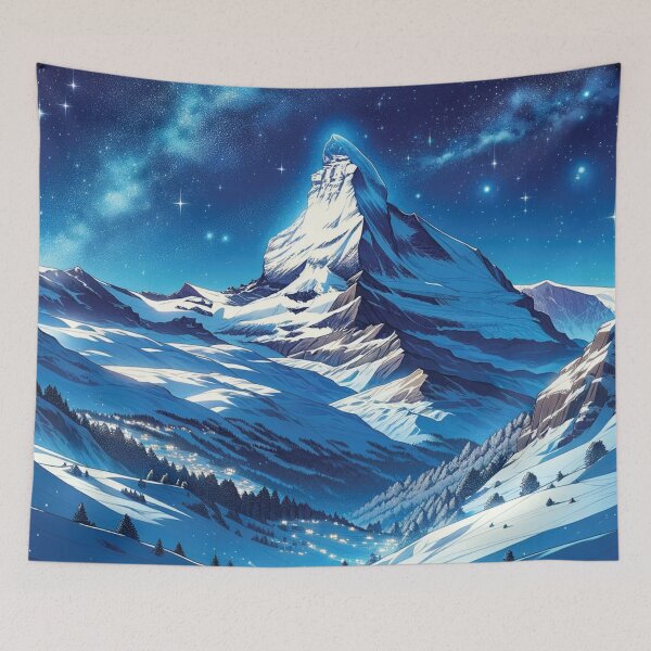 Item preview, Starry Alpine Peaks designed and sold by Era-of-Traveler.