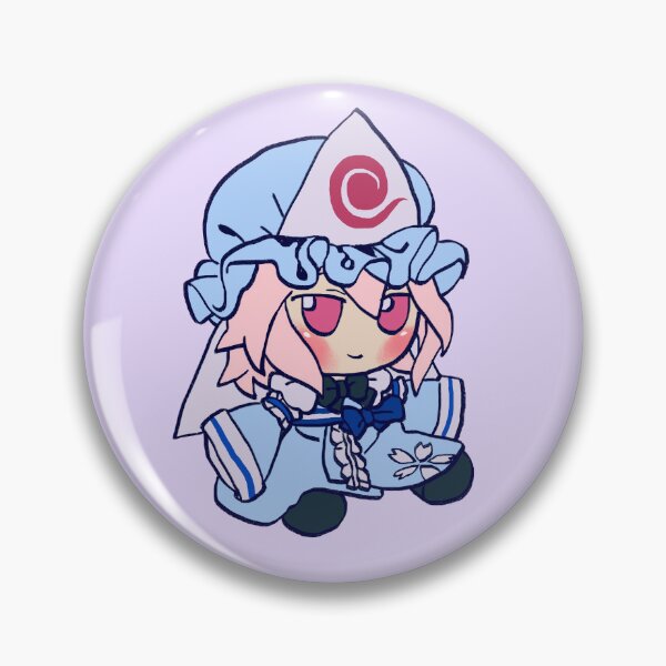 Item preview, I draw blue pastel yuyuko saigyouji fumo plush / touhou memes  designed and sold by RansRoom.