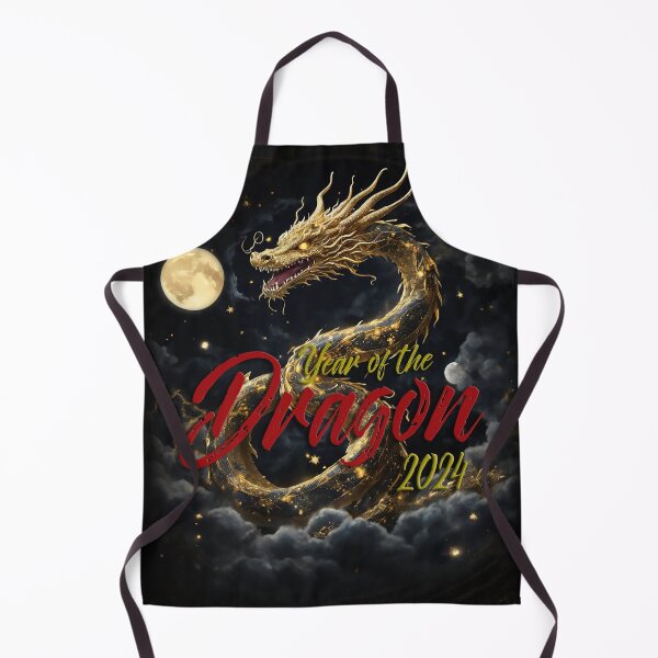 Aperçu de l'œuvre Zodiaque chinois asiatique Nouvel An lunaire du Dragon 2024 créée et vendue par Monkey Style Studios.