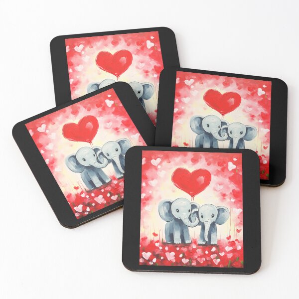 Item preview, Elephant With Sweet Love designed and sold by CamilleNorris.