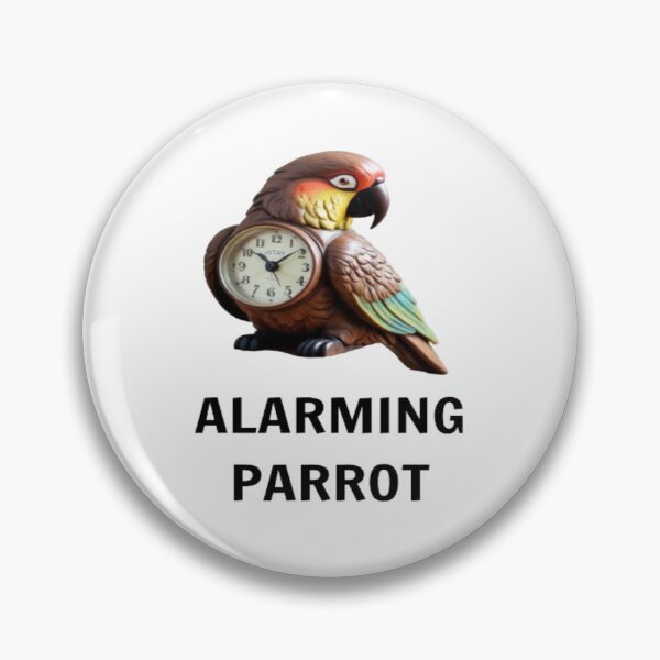 Item preview, Alarming Parrot Clock | Parrot | Parrots Lover | Parrot Owner designed and sold by PLANTONE.