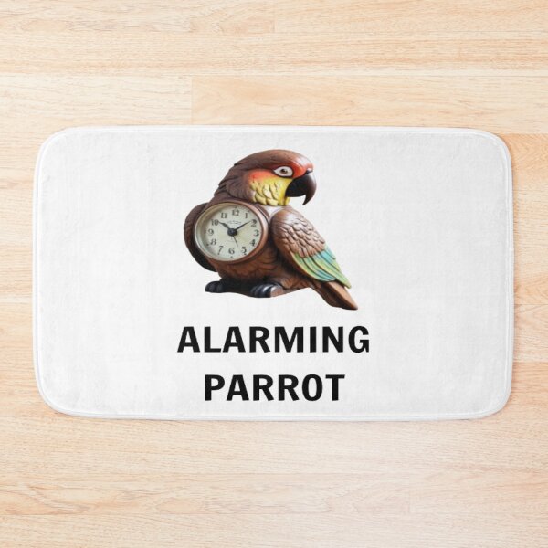 Item preview, Alarming Parrot Clock | Parrot | Parrots Lover | Parrot Owner designed and sold by PLANTONE.