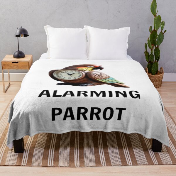 Item preview, Alarming Parrot Clock | Parrot | Parrots Lover | Parrot Owner designed and sold by PLANTONE.