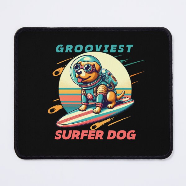 Item preview, Grooviest Surfer Dog designed and sold by SnuggleSafari.