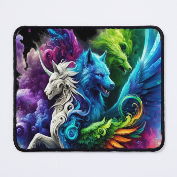 Item preview, The Mythical Wolf of the Cosmos designed and sold by TeslaSt0re.