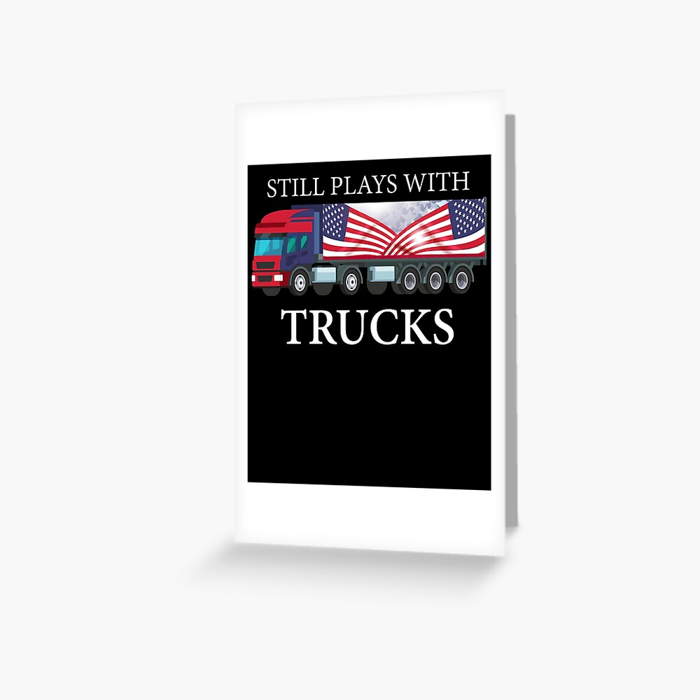 plays with trucks, Truck Driver Shirt, Trucker Gift, Truck Driver Wife, Diesel Shirt, Truck Driver Accessories, Gift for Him iPad Case & Skin  for Sale by Kreature Look