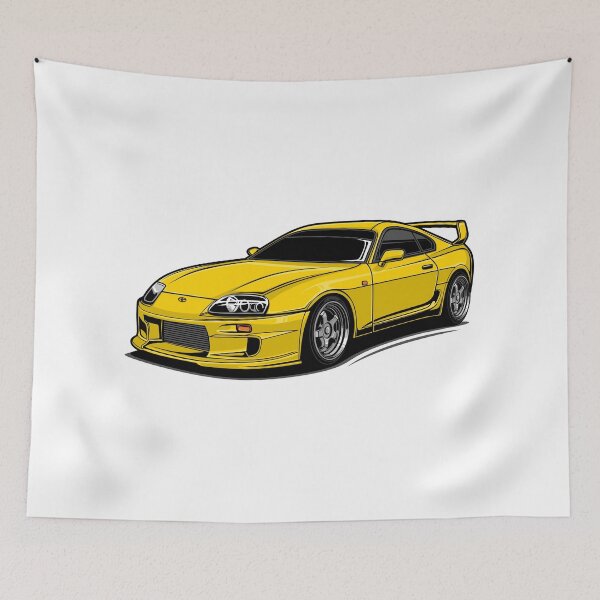 Item preview, Toyota Supra MK4 Yellow Version designed and sold by vektoranda.
