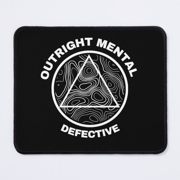 Item preview, Outright Mental Defective Circle and Triangle Wavy Background designed and sold by a-new-light.